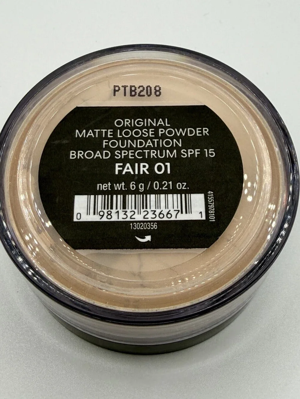 bareMinerals Original Matte Loose Powder Foundation SPF 15 Fair 01 6g